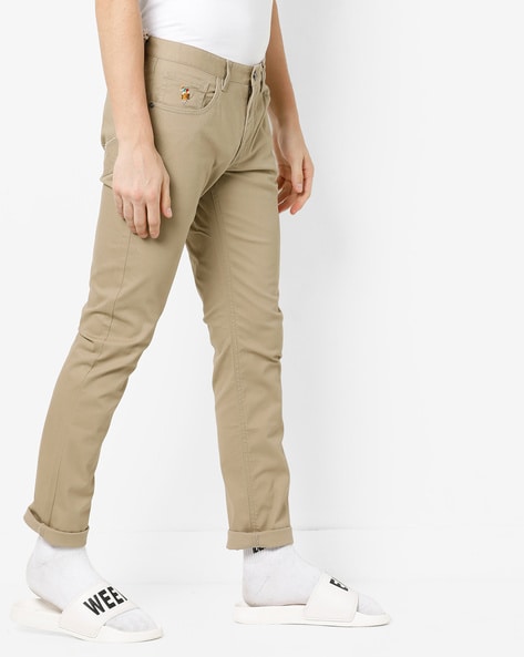 Ecru Japanese Selvedge Needlecord Five-Pocket Trousers – Drakes