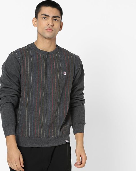 fila striped sweatshirt
