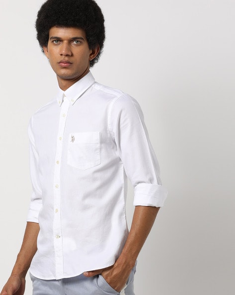 us polo assn white shirt