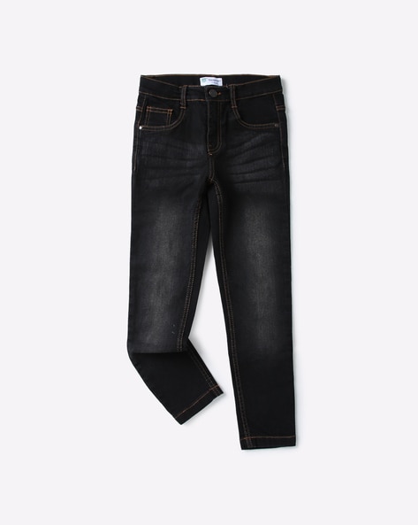 at klemme maskinskriver omvendt Buy Black Jeans for Boys by KB TEAM SPIRIT Online | Ajio.com