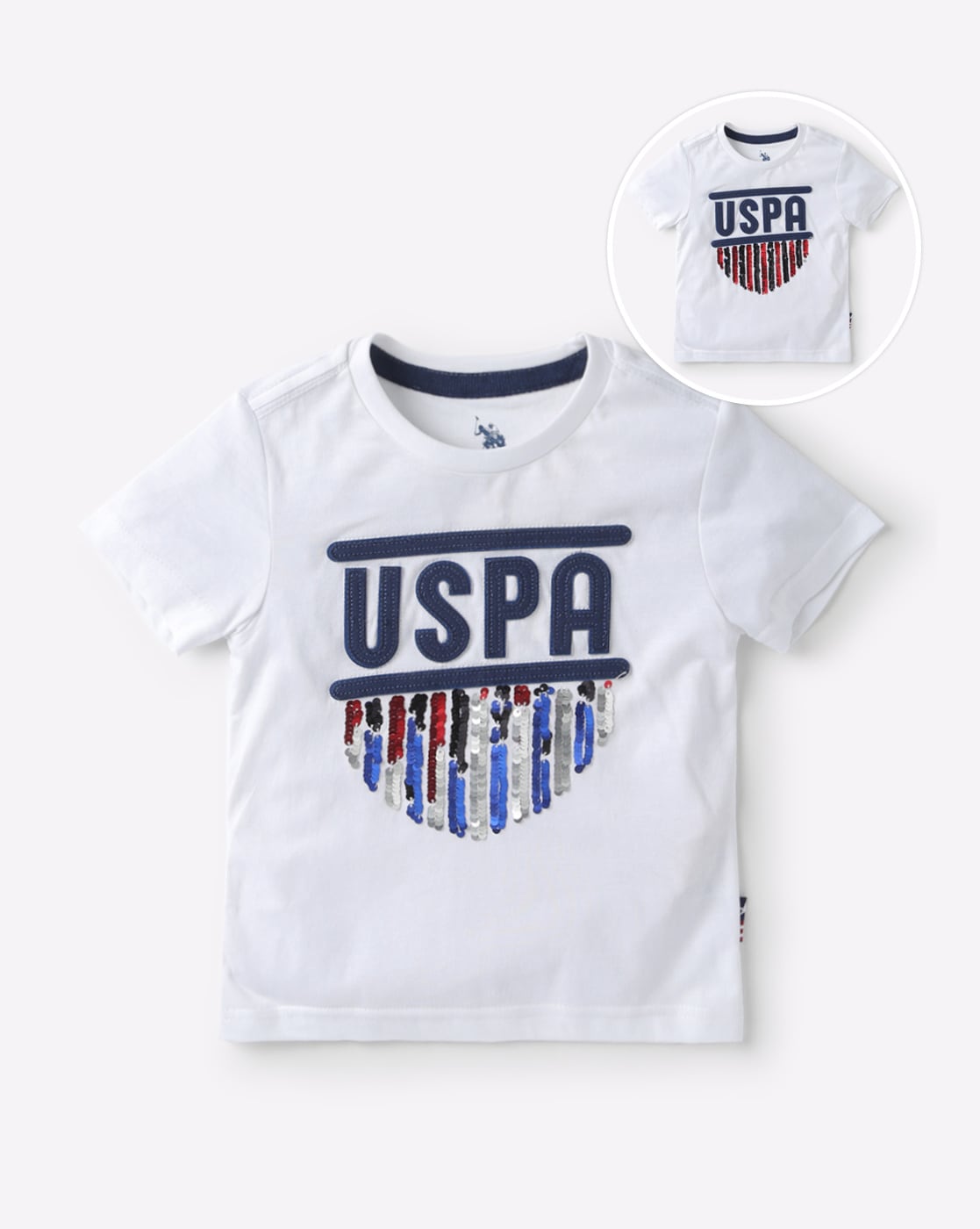 us polo assn round neck t shirt