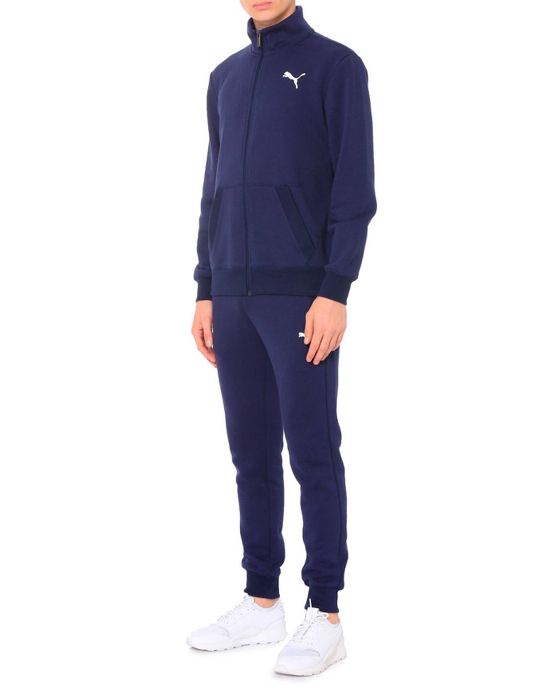 puma tracksuit dark blue