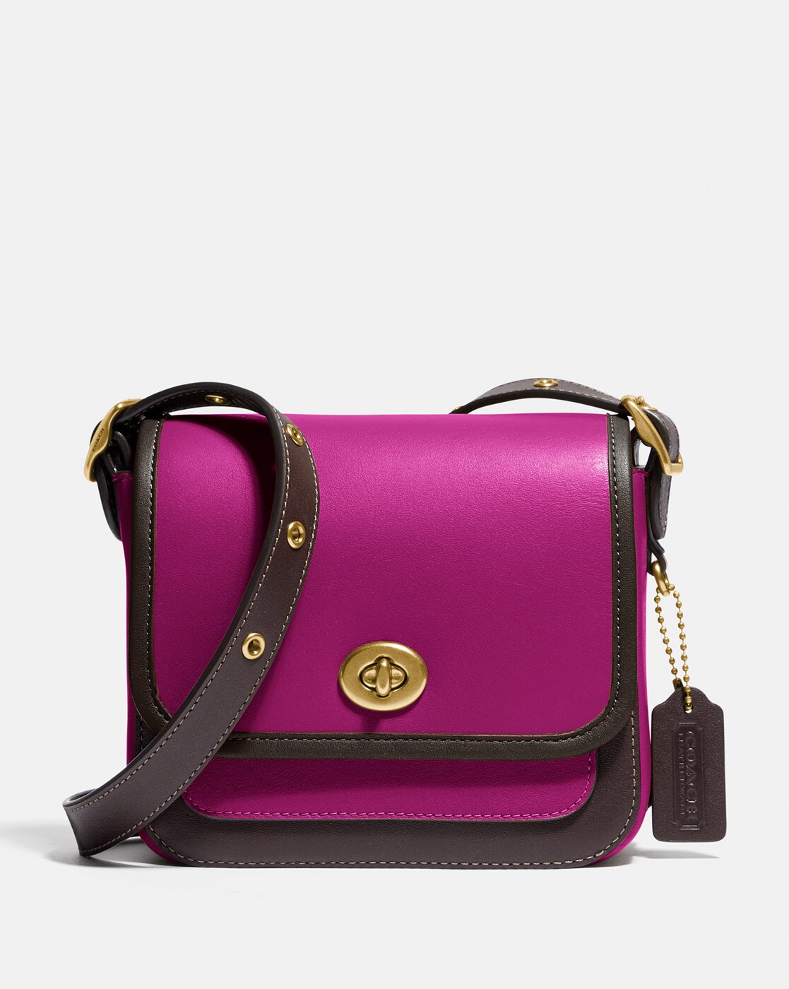 Coach leather rambler crossbody women's online stores