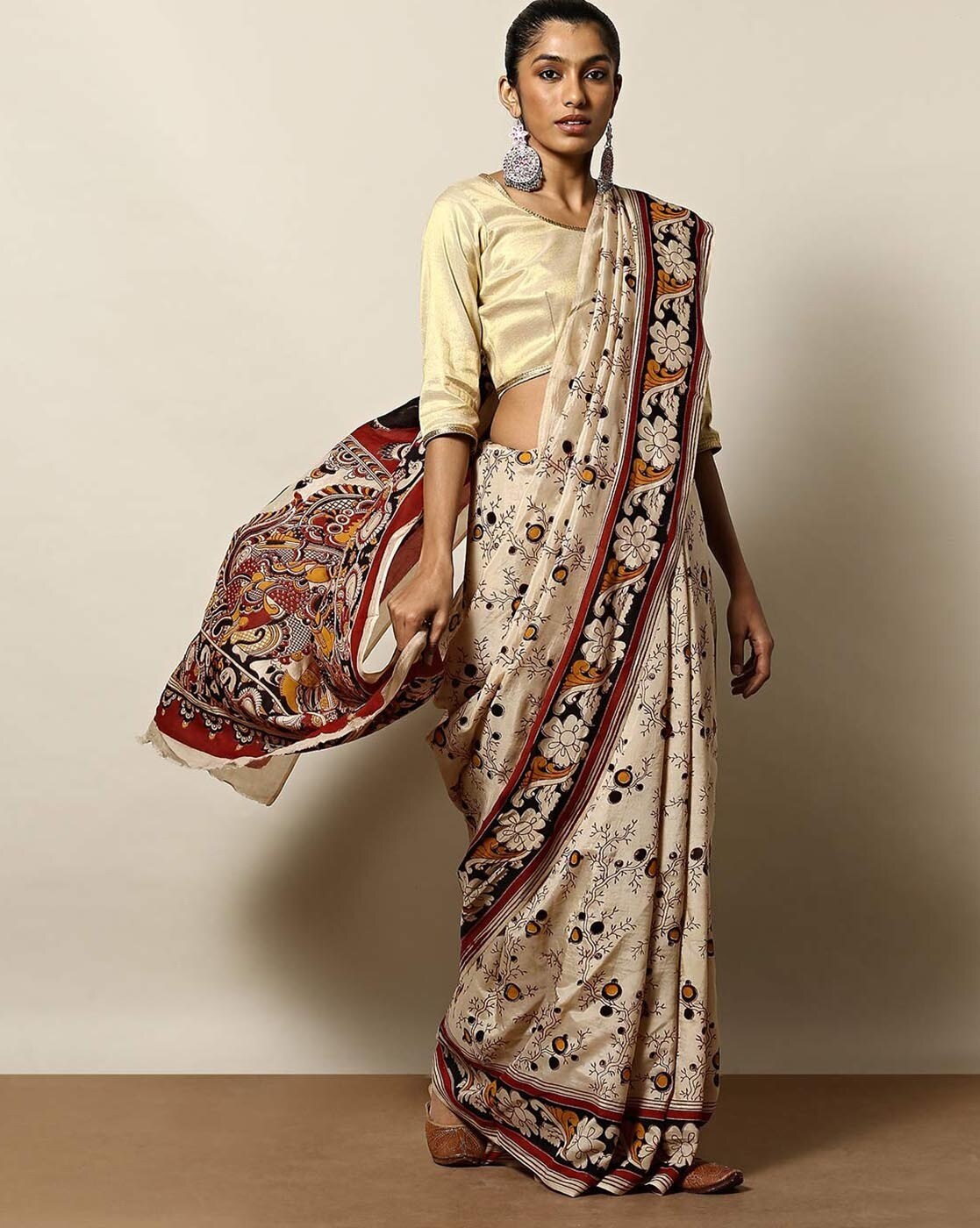 PURE KALAMKARI COTTON DRESS SET-KCD27 – Gayathri Reddy Traditional Designer  Studio