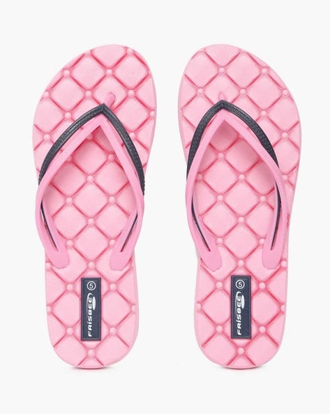 Buy Pink \u0026 Black Flip Flop \u0026 Slippers 