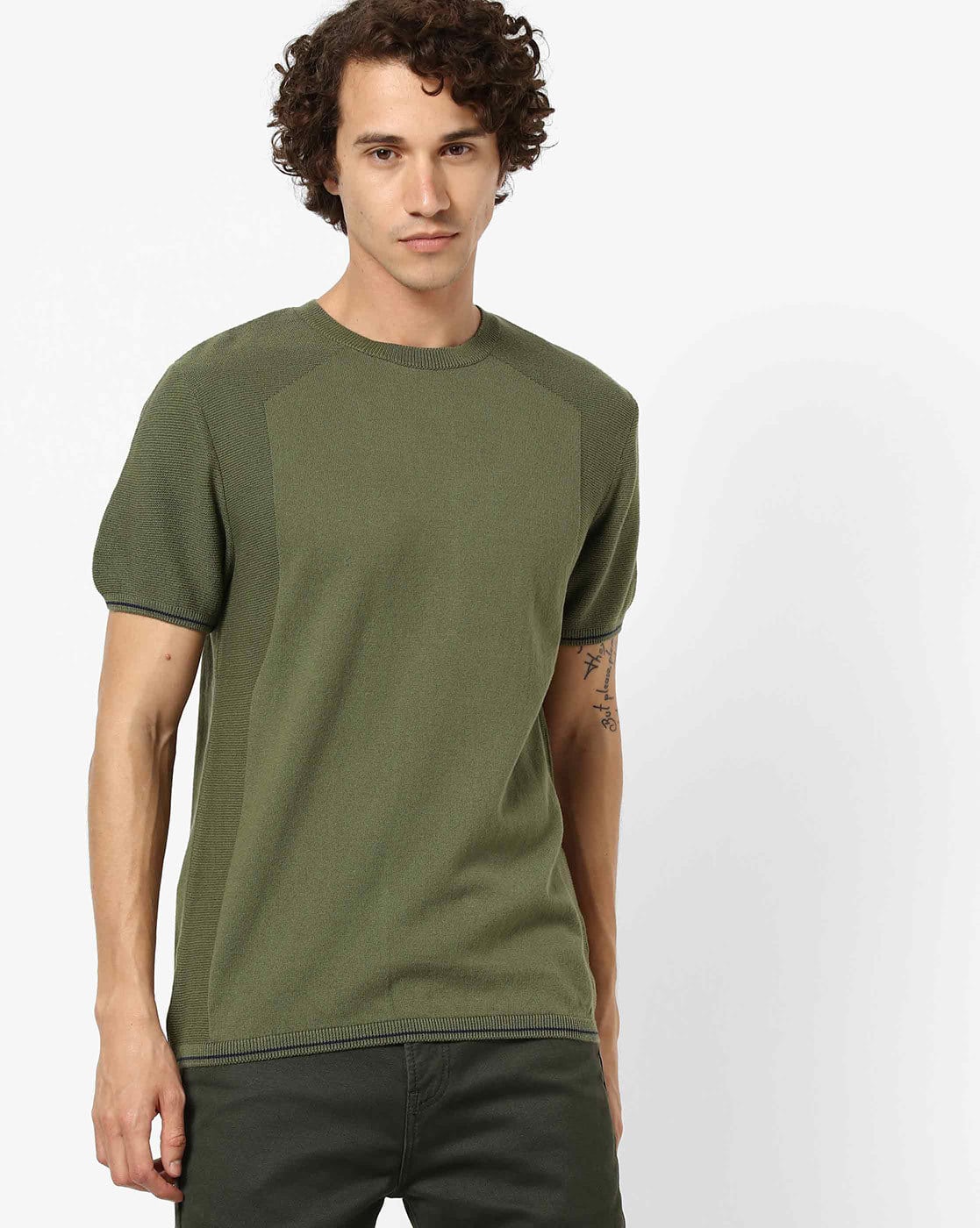 Buy Olive Tshirts for Men by AJIO 