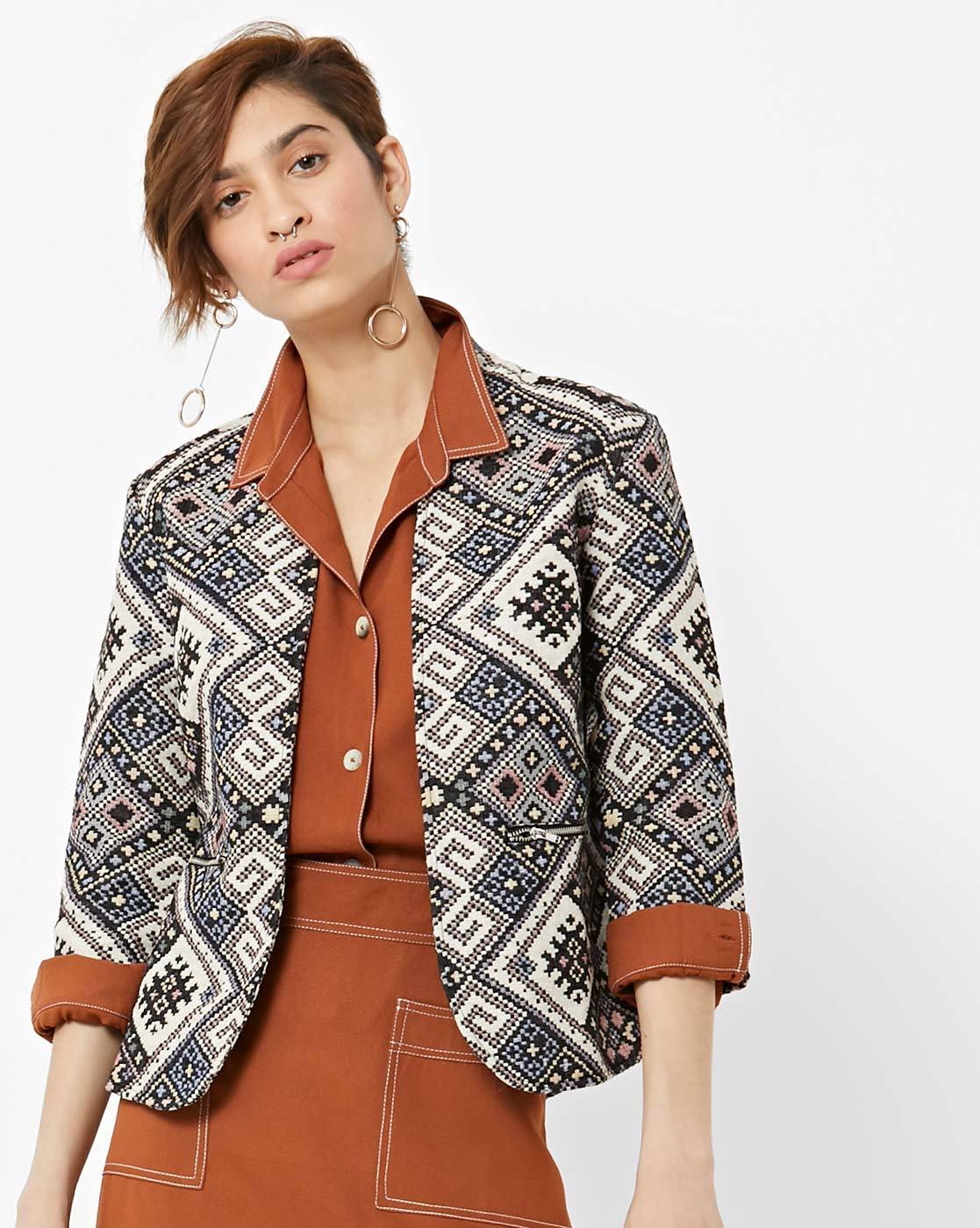 Buy Multicoloured Jackets & Coats for Women by AJIO Online