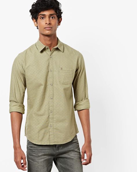 olive shirt mens outfit