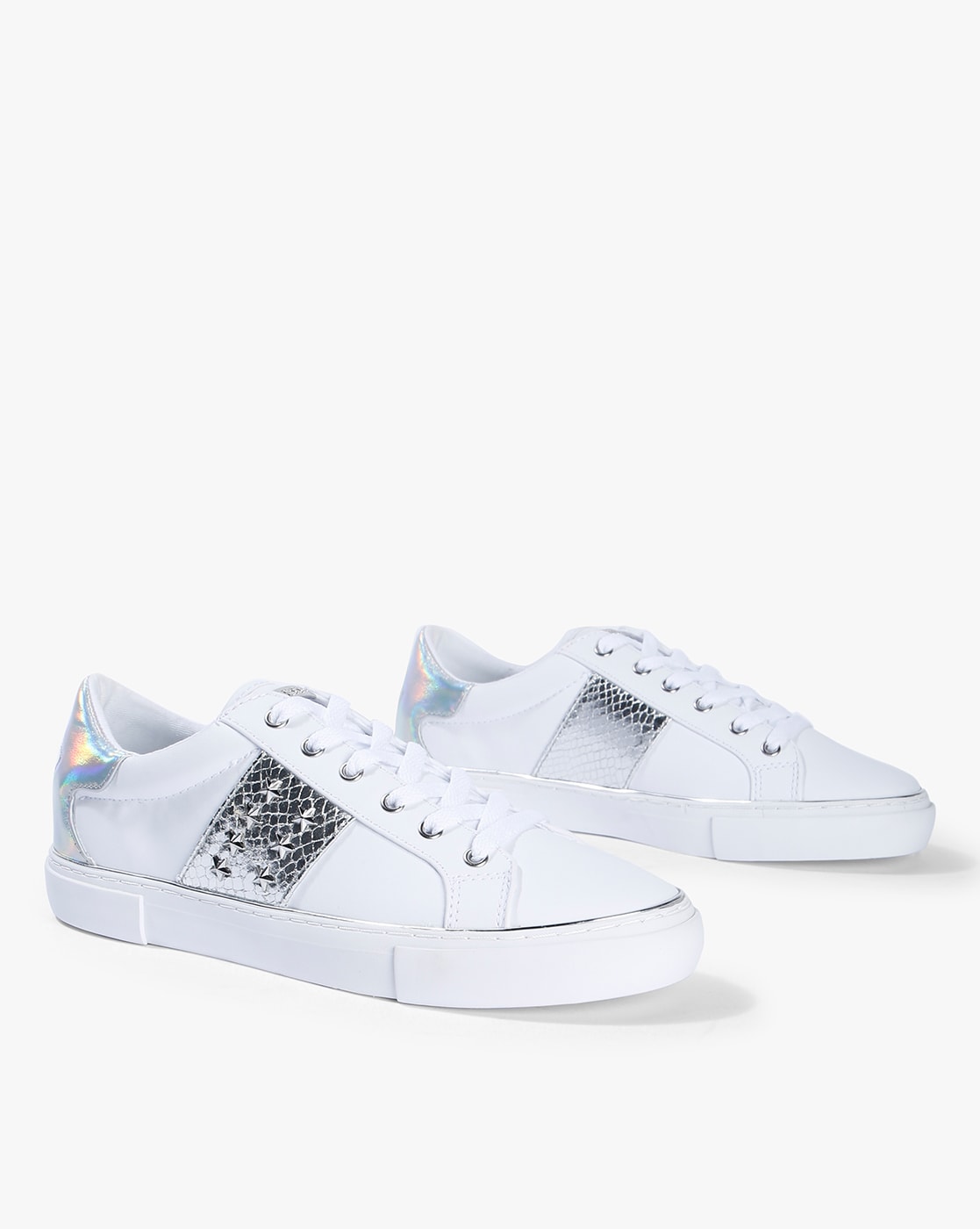 guess metallic sneakers