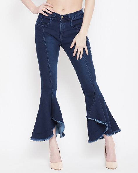 ladies flared jeans