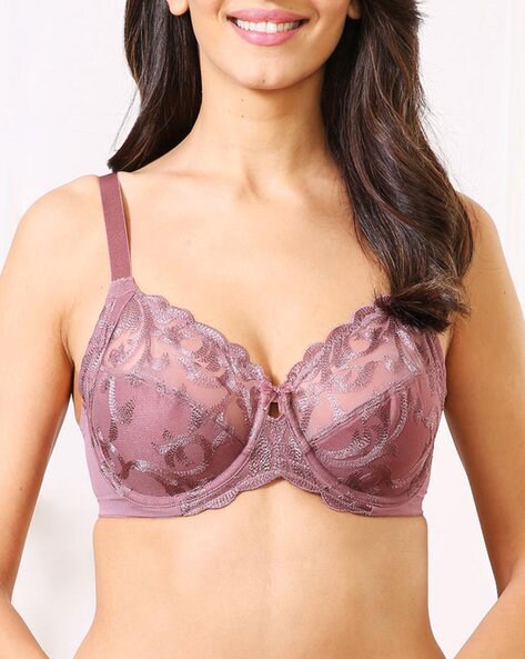 Non Wired Fixed Straps Non Padded Womens Bralette