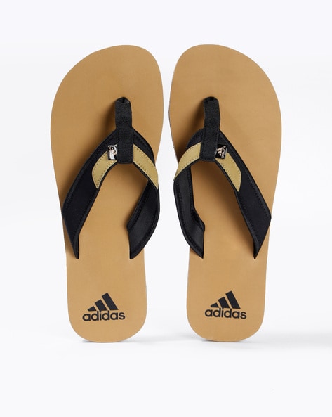 Adidas khaki sales flip flops