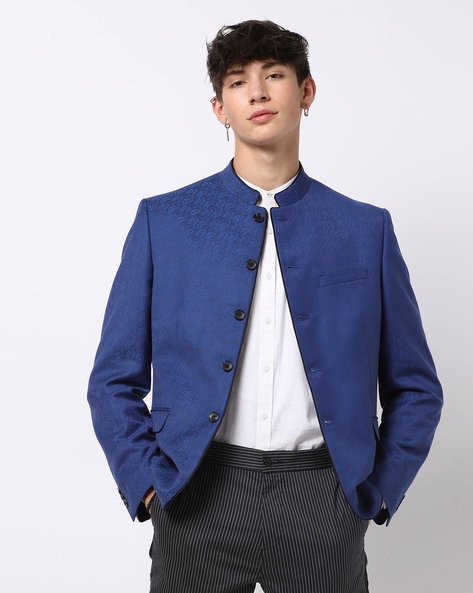 Coat with chinese collar sale