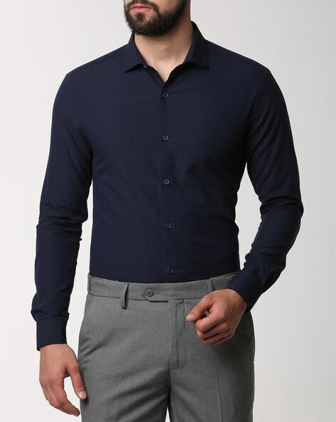 peter england slim fit shirts