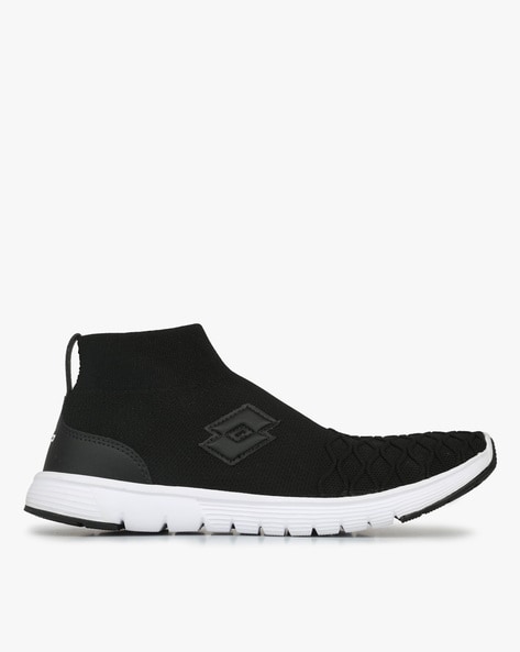 lotto men's black sports shoes