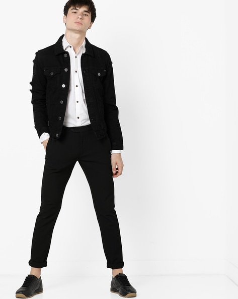 Zara Women's Distressed Button Down Denim Jacket Blue Size M S, Lot 2 -  Shop Linda's Stuff