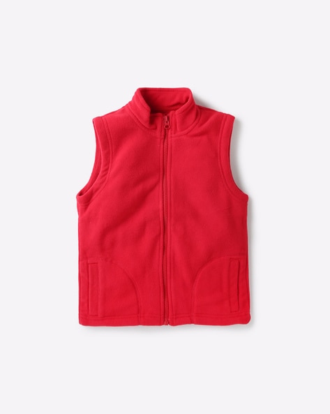 Boys red clearance fleece vest