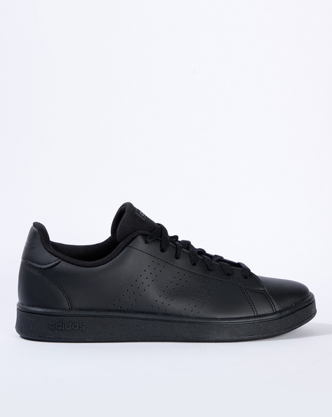 adidas black casual shoes