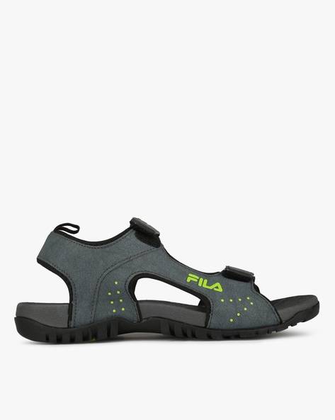 fila men grey sports sandals