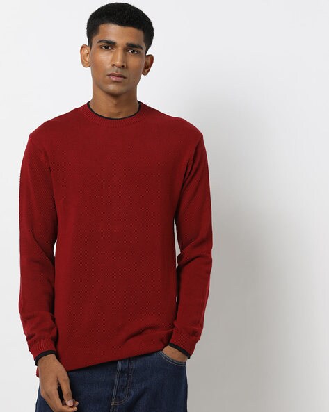 Buy Maroon Sweaters & Cardigans for Men by NETPLAY Online