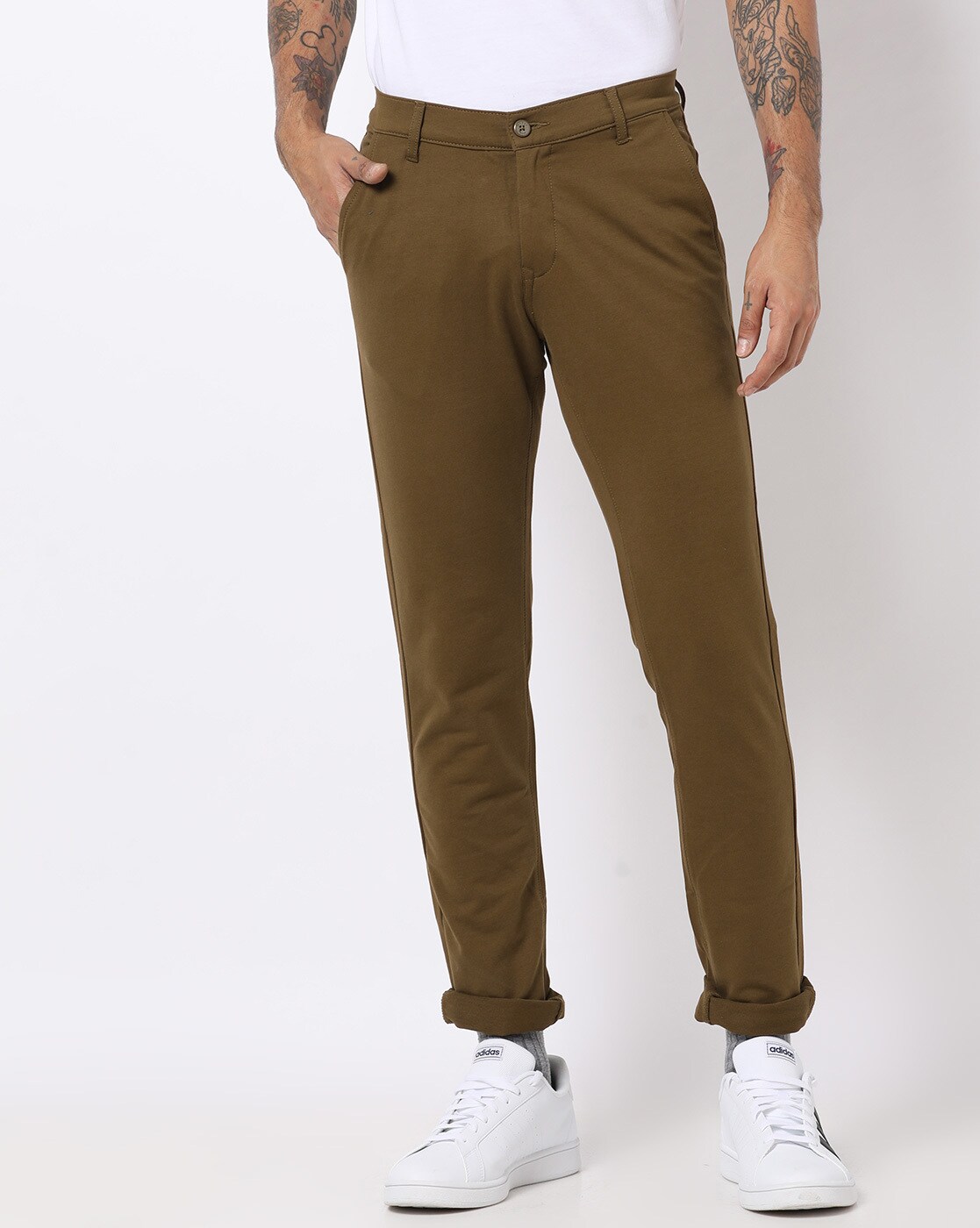 Buy Online Cotton Trousers for Men  Mufti