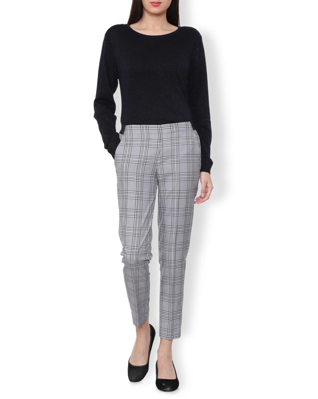 Grey Check Tartan PJs Pyjama Set Cotton Winter PJs – Just For You Boutique®