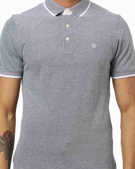 Buy Grey Tshirts for Men by Jack \u0026 Jones Online | Ajio.com