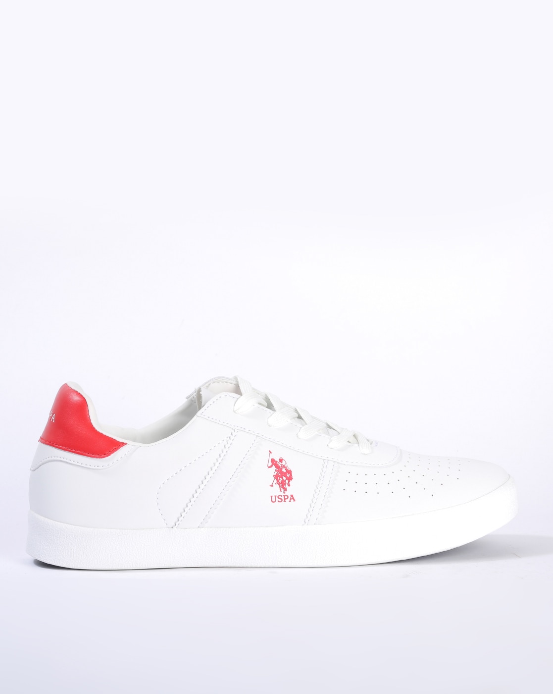 off white perforated sneakers
