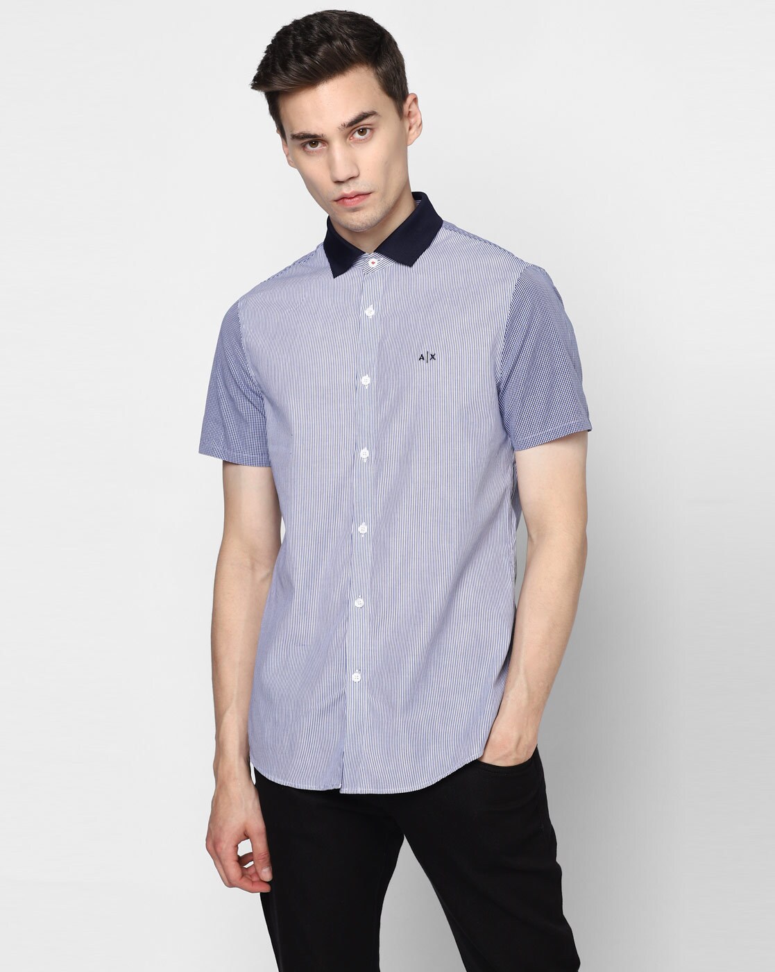 Buy Blue Shirts for Men by ARMANI EXCHANGE Online 