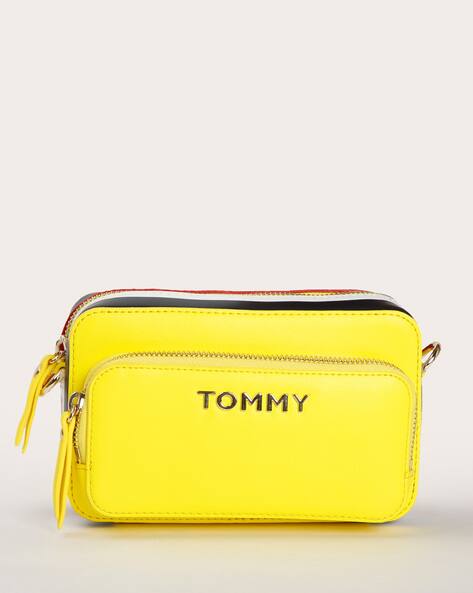 tommy hilfiger yellow purse