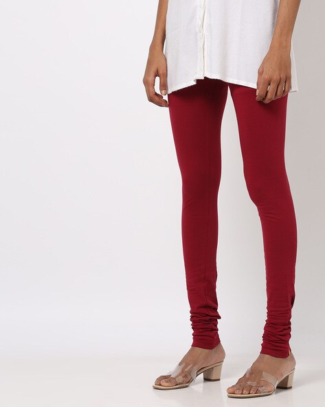 maroon leggings