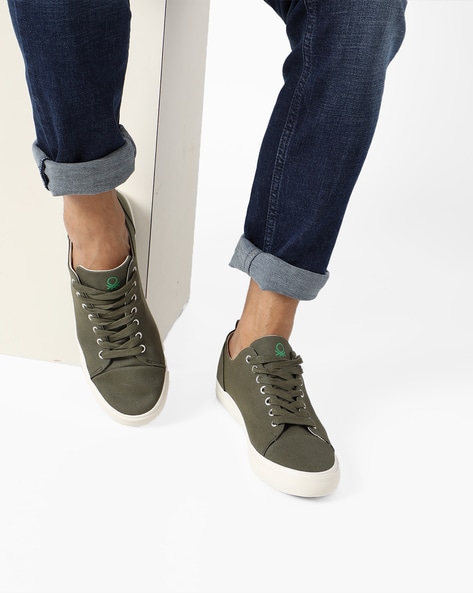 olive casual shoes