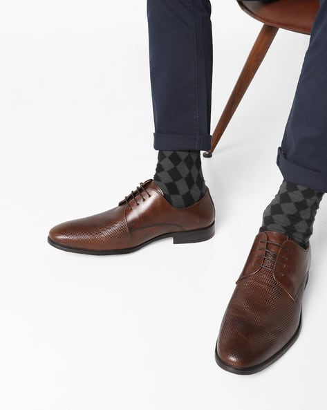 Buy Brown Formal Shoes for Men by RED 