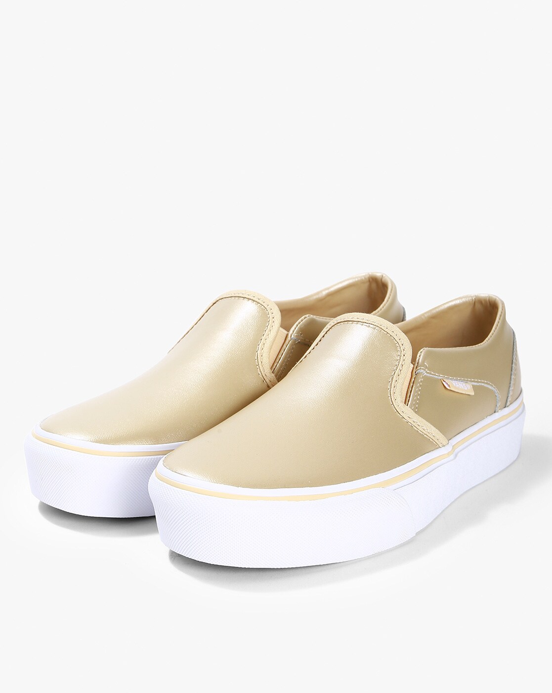 Slip on vans beige