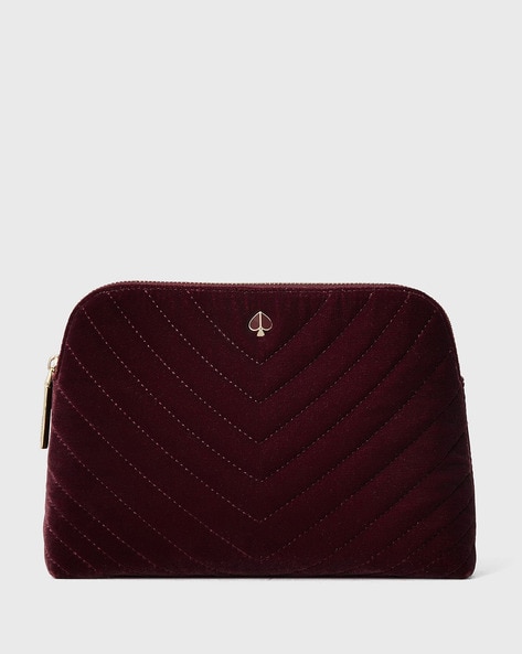 Kate Spade WKRU5625 Laurel Way Reiley Black Velvet Leather and Pearls  Handbag for sale online | eBay