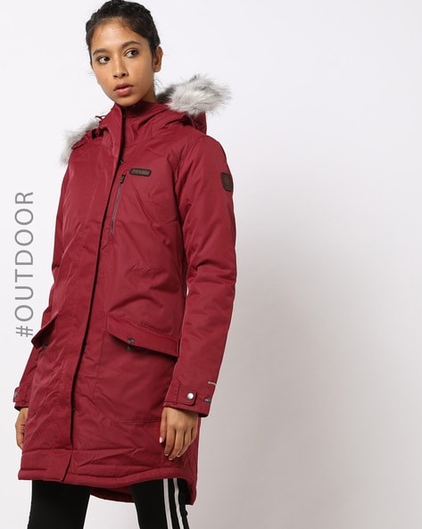 Stoop Knop elite Buy Red Jackets & Coats for Women by Columbia Online | Ajio.com