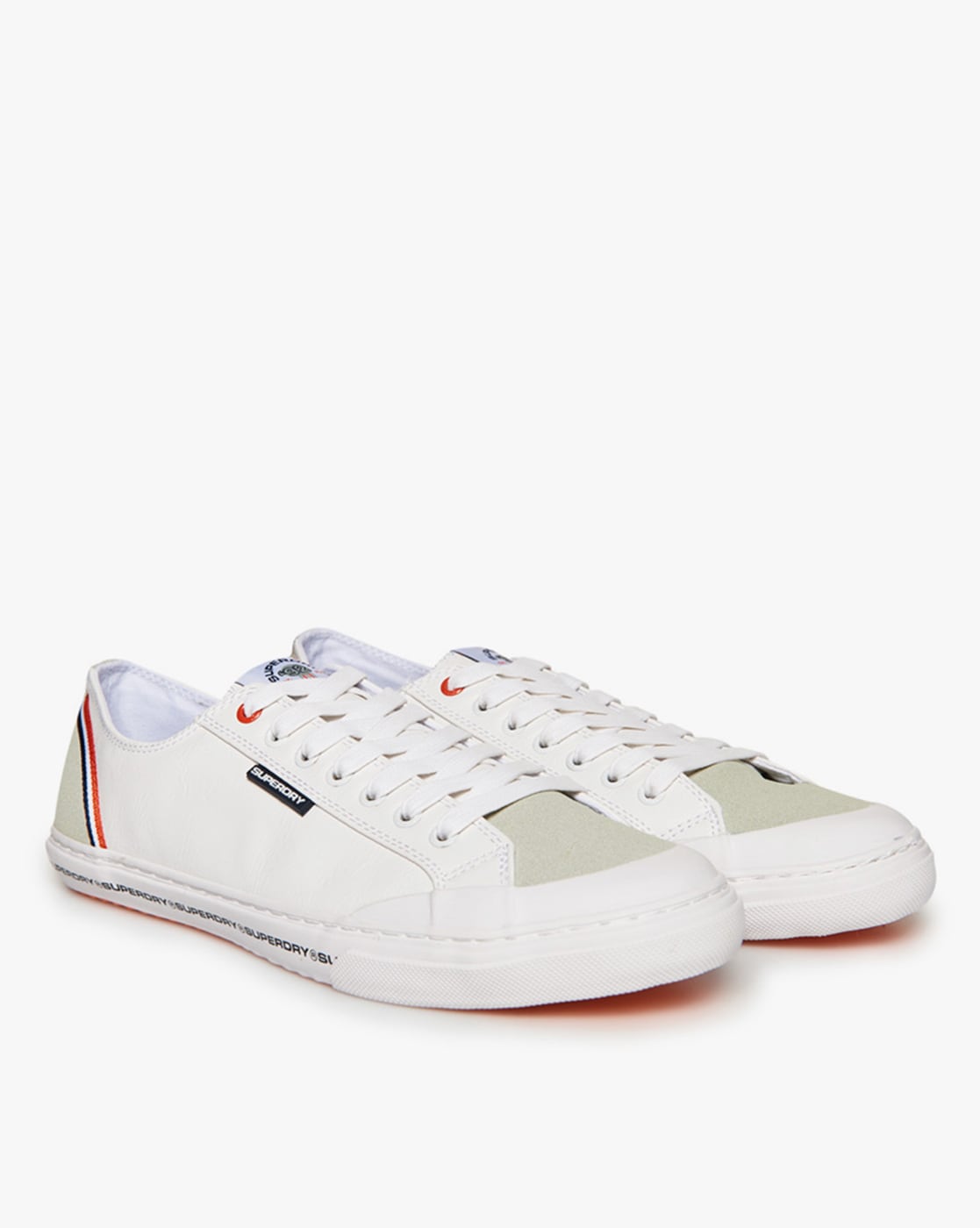 superdry white shoes