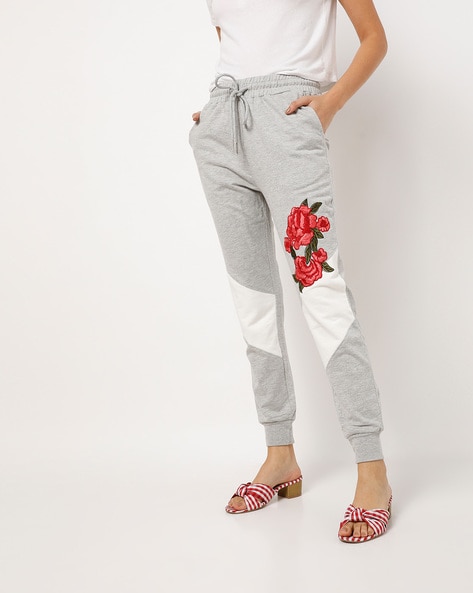 cuffed track pants womens