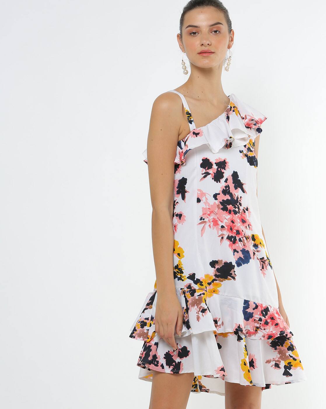 rose blackpink white dress