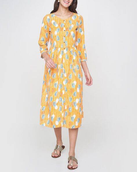 three fourth one piece dress