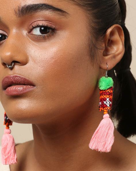 Buy Pink Earrings for Women by Indie Picks Online  Ajiocom