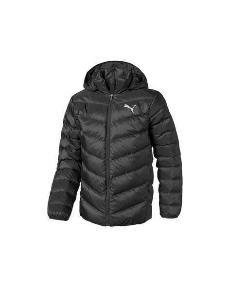 puma zip front hooded jacket