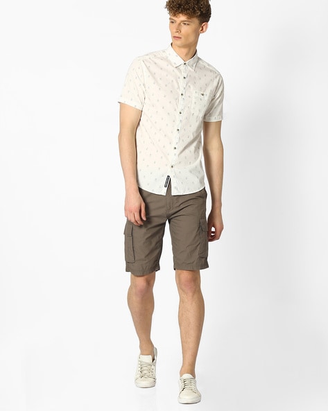 Buy Olive Green Shorts & 3/4ths for Men by Teamspirit Online