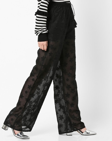 Flowing Trousers With Star Print  Pants  Sandropariscom