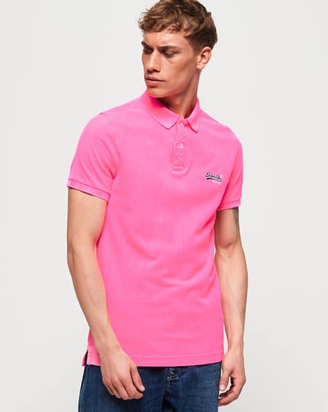 hyper pink men's shirt