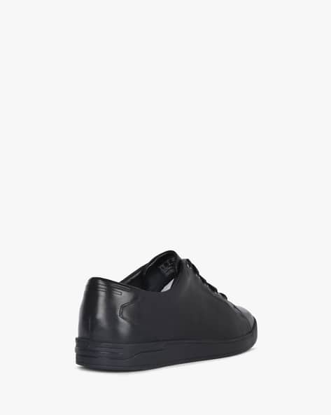 stanway lace black leather