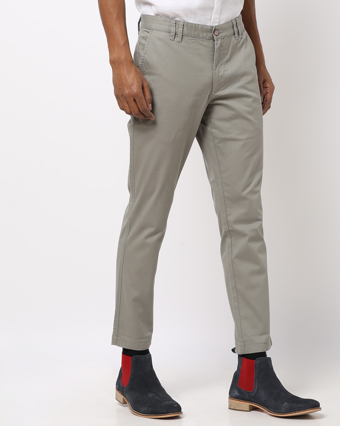 Buy Brown Trousers & Pants for Men by INDIGO NATION Online | Ajio.com
