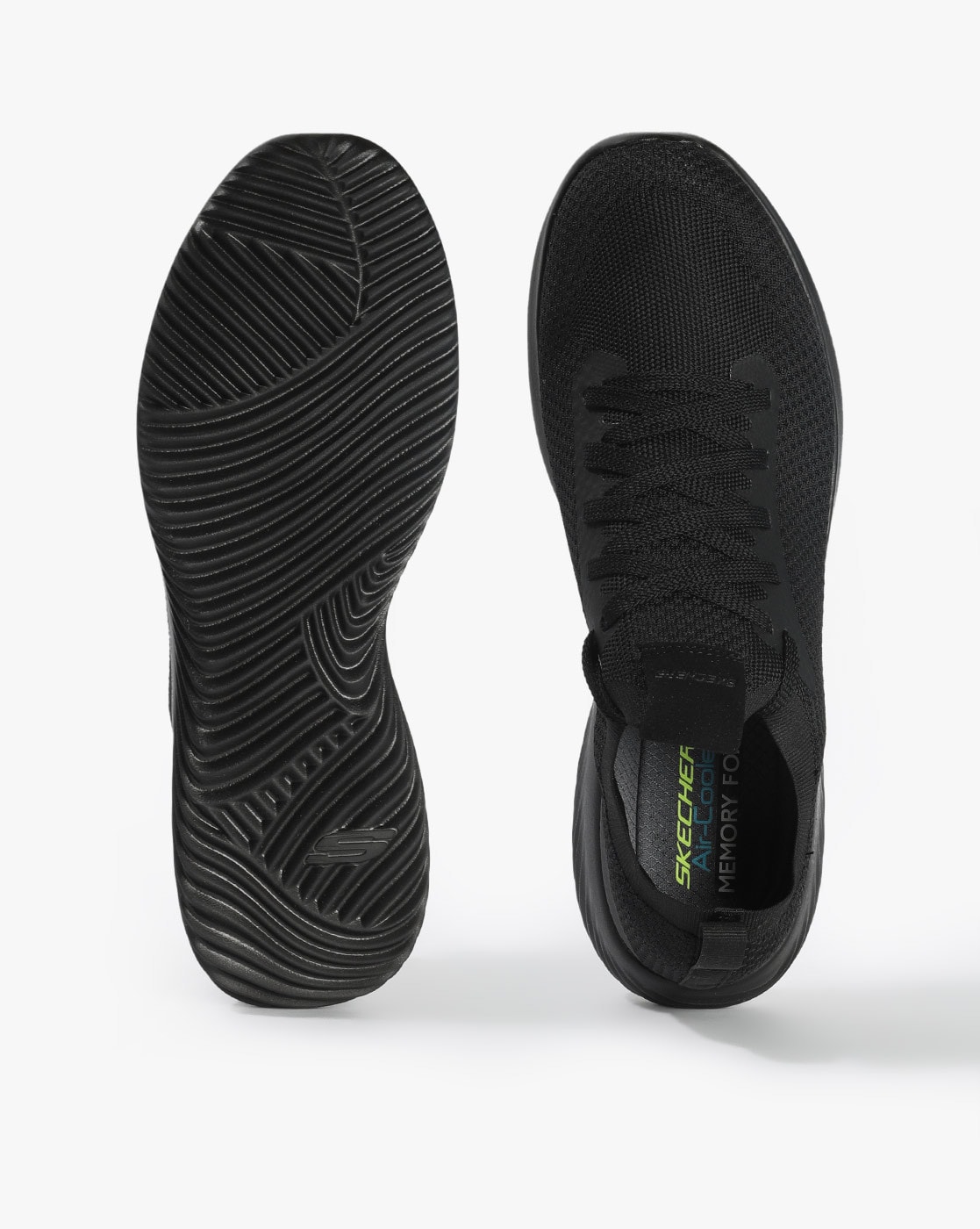 skechers bounder mirkle textured lace up shoes