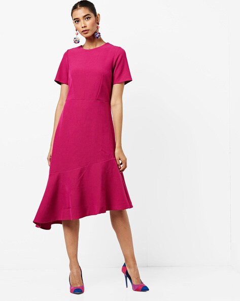 Closet asymmetric hem outlet dress