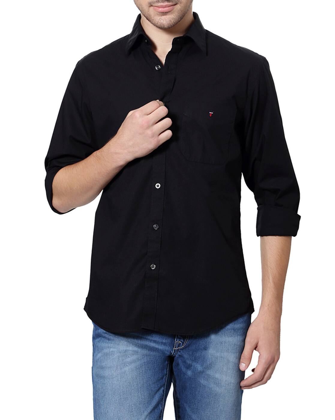 louis philippe black jeans